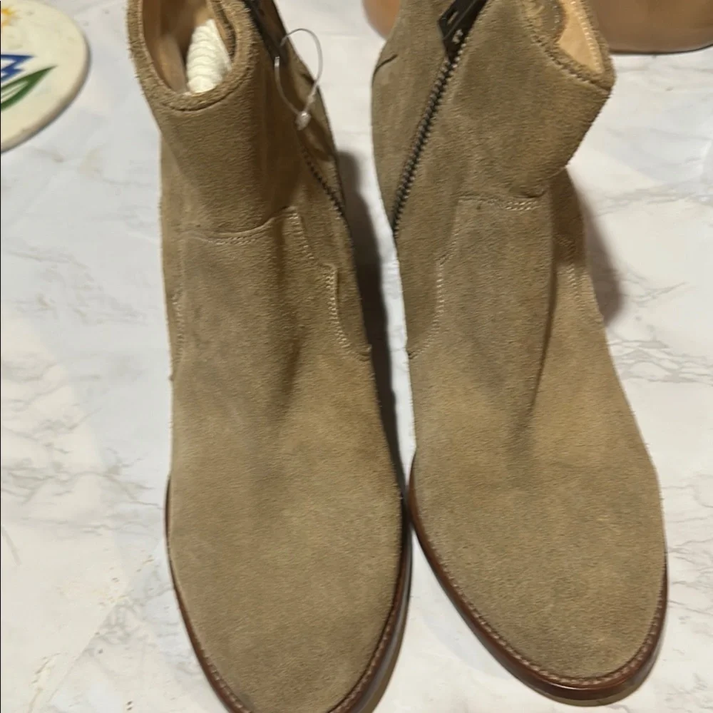 Zadig & Voltaire Tan Ankle Boots